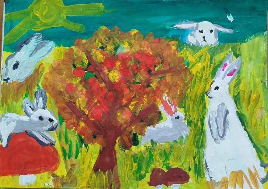 Всероссийский творческий конкурс «Очарование осени»  - детский рисунок, поделка, творческая работа, категория школьники, 1 класс, дистанционный конкурс, школьный конкурс