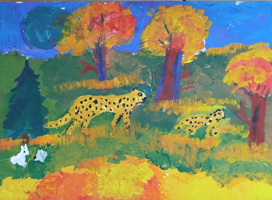 Всероссийский творческий конкурс «Очарование осени»  - детский рисунок, поделка, творческая работа, категория школьники, 2 класс, дистанционный конкурс, школьный конкурс