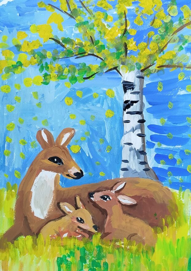 Всероссийский творческий конкурс «Очарование осени»  - детский рисунок, поделка, творческая работа, категория школьники, 2 класс, дистанционный конкурс, школьный конкурс