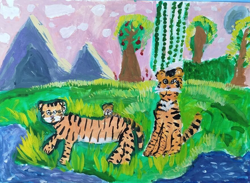 Всероссийский творческий конкурс «Очарование осени»  - детский рисунок, поделка, творческая работа, категория школьники, 3 класс, дистанционный конкурс, школьный конкурс