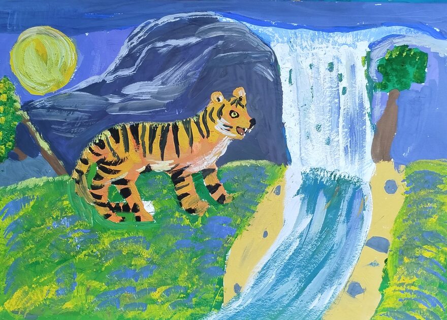 Всероссийский творческий конкурс «Очарование осени»  - детский рисунок, поделка, творческая работа, категория школьники, 3 класс, дистанционный конкурс, школьный конкурс