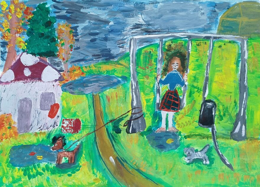 Всероссийский творческий конкурс «Очарование осени»  - детский рисунок, поделка, творческая работа, категория школьники, 4 класс, дистанционный конкурс, школьный конкурс