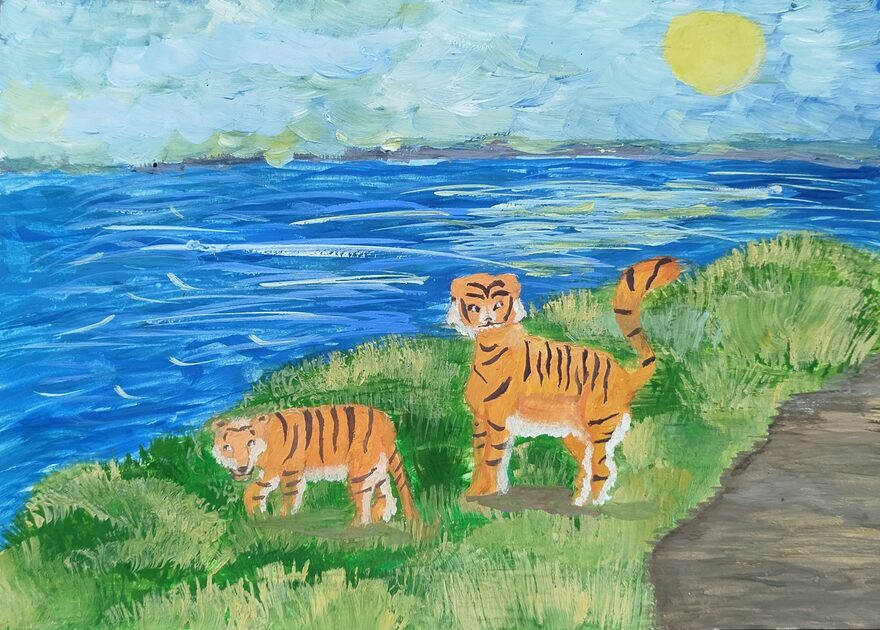 Всероссийский творческий конкурс «Очарование осени»  - детский рисунок, поделка, творческая работа, категория школьники, 5 класс, дистанционный конкурс, школьный конкурс