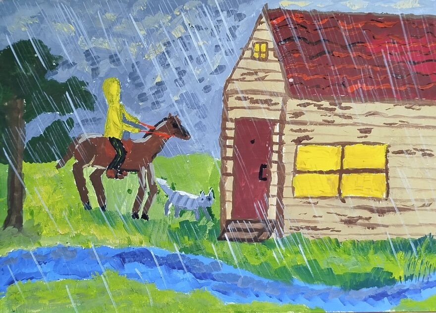 Всероссийский творческий конкурс «Очарование осени»  - детский рисунок, поделка, творческая работа, категория школьники, 5 класс, дистанционный конкурс, школьный конкурс