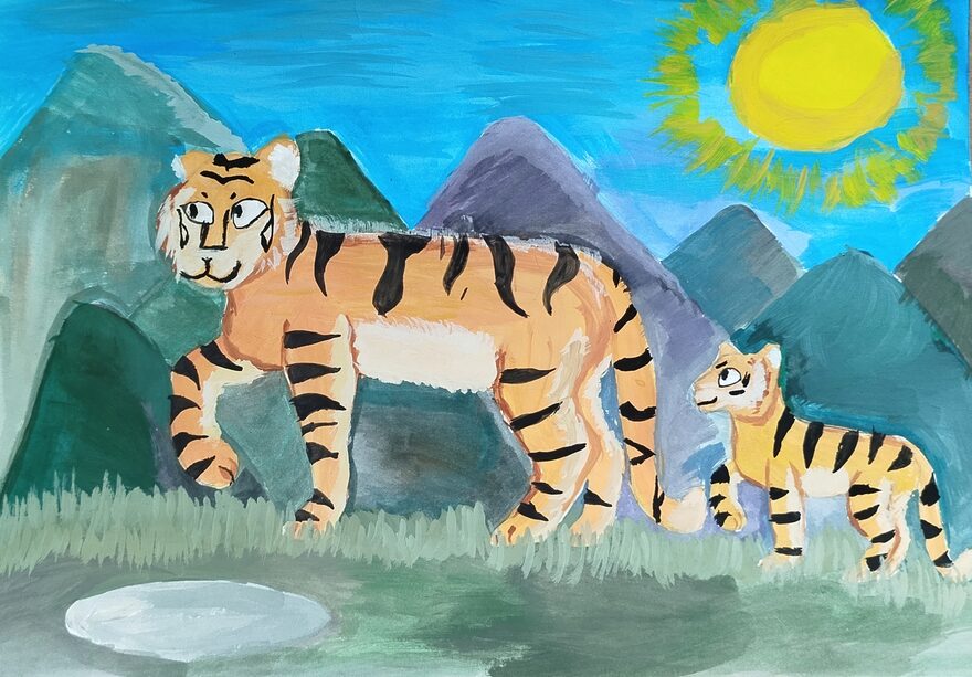 Всероссийский творческий конкурс «Очарование осени»  - детский рисунок, поделка, творческая работа, категория школьники, 6 класс, дистанционный конкурс, школьный конкурс