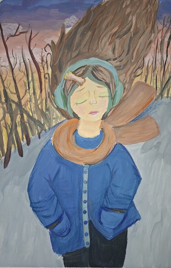 Всероссийский творческий конкурс «Очарование осени»  - детский рисунок, поделка, творческая работа, категория школьники, 6 класс, дистанционный конкурс, школьный конкурс