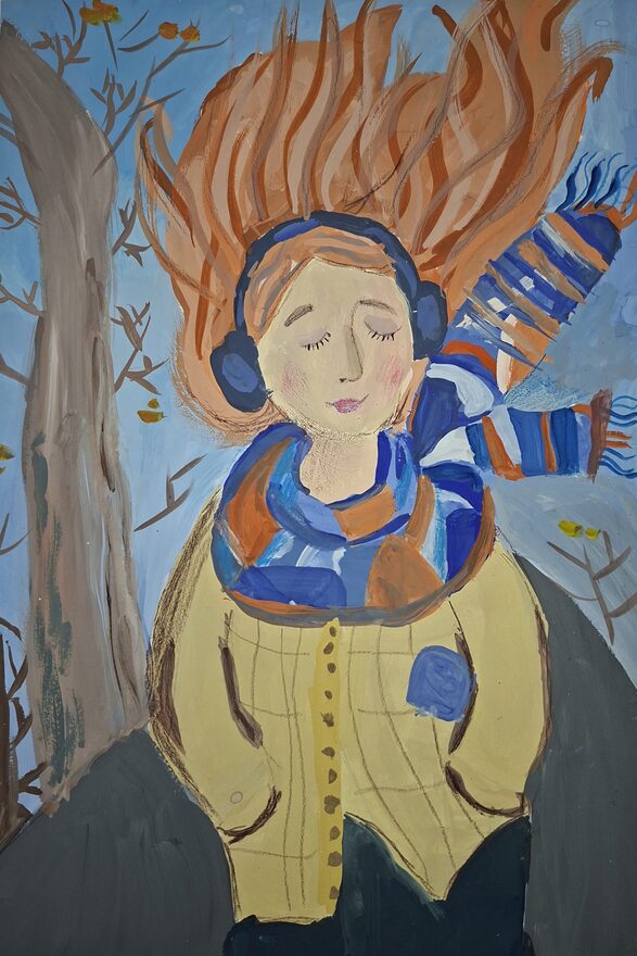 Всероссийский творческий конкурс «Очарование осени»  - детский рисунок, поделка, творческая работа, категория школьники, 4 класс, дистанционный конкурс, школьный конкурс