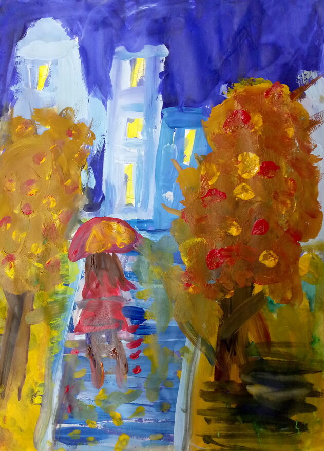 Всероссийский творческий конкурс «Очарование осени»  - детский рисунок, поделка, творческая работа, категория школьники, 2 класс, дистанционный конкурс, школьный конкурс