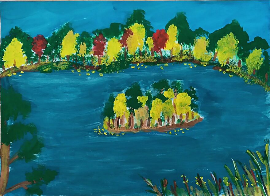 Всероссийский творческий конкурс «Очарование осени»  - детский рисунок, поделка, творческая работа, категория школьники, 1 класс, дистанционный конкурс, школьный конкурс