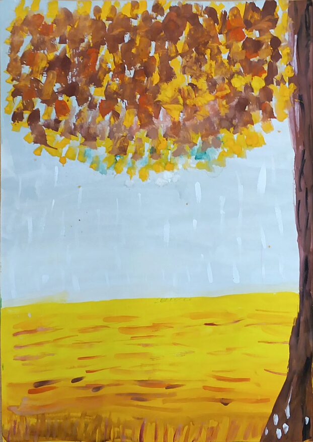 Всероссийский творческий конкурс «Очарование осени»  - детский рисунок, поделка, творческая работа, категория школьники, 1 класс, дистанционный конкурс, школьный конкурс