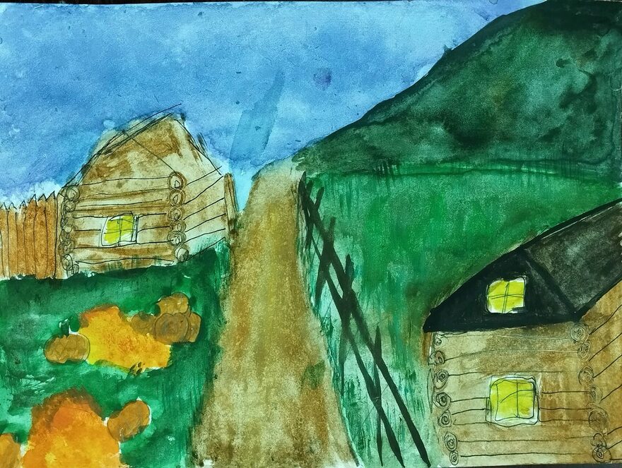 Всероссийский творческий конкурс «Очарование осени»  - детский рисунок, поделка, творческая работа, категория школьники, 4 класс, дистанционный конкурс, школьный конкурс