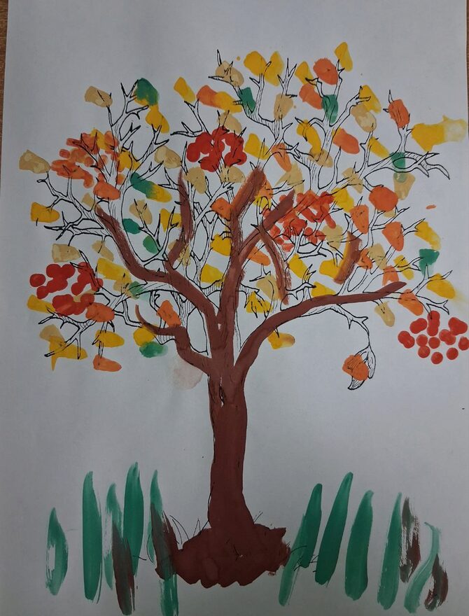 Всероссийский творческий конкурс «Очарование осени»  - детский рисунок, поделка, творческая работа, категория школьники, 2 класс, дистанционный конкурс, школьный конкурс