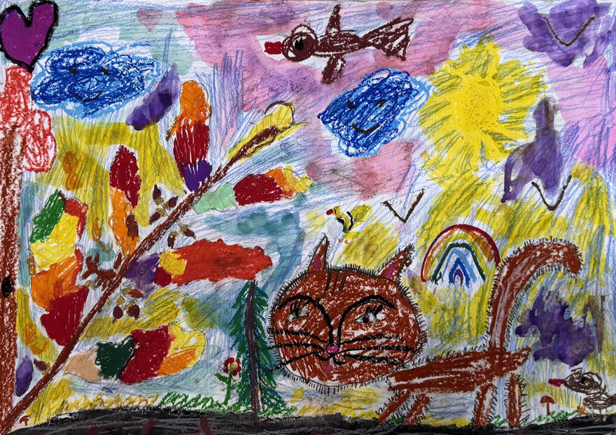 Всероссийский творческий конкурс «Очарование осени»  - детский рисунок, поделка, творческая работа, категория школьники, 1 класс, дистанционный конкурс, школьный конкурс