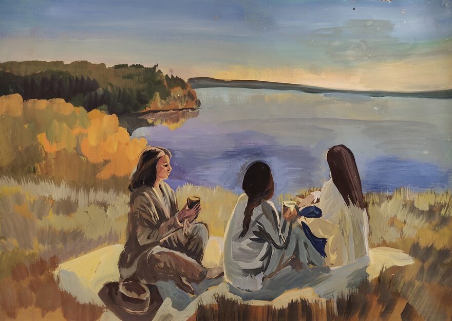 Всероссийский творческий конкурс «Очарование осени»  - детский рисунок, поделка, творческая работа, категория школьники, 5 класс, дистанционный конкурс, школьный конкурс