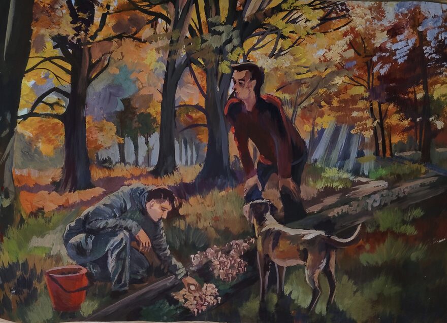 Всероссийский творческий конкурс «Очарование осени»  - детский рисунок, поделка, творческая работа, категория школьники, 8 класс, дистанционный конкурс, школьный конкурс