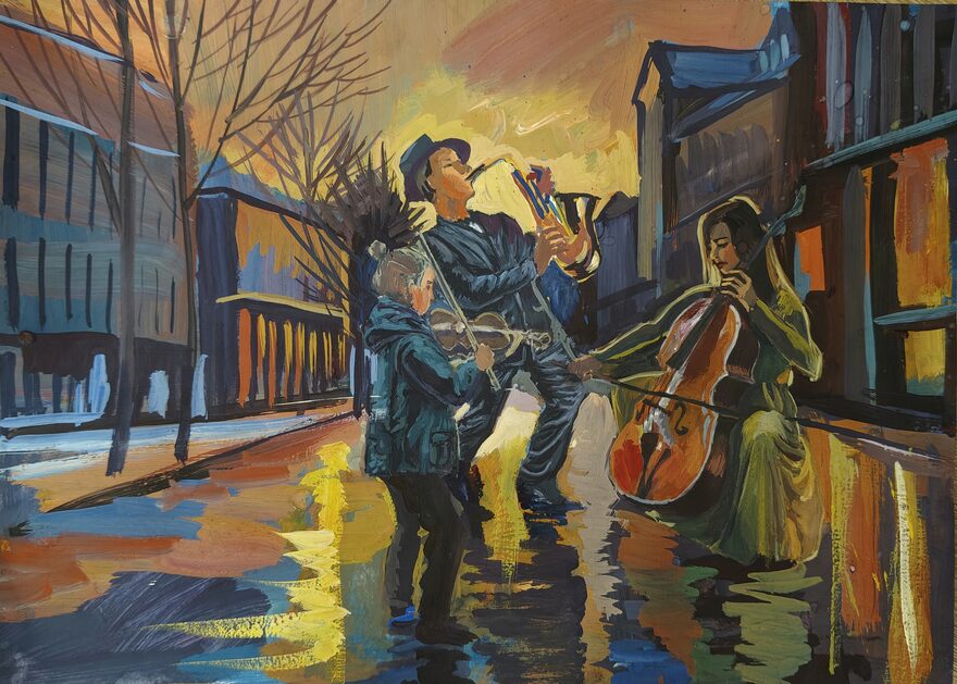 Всероссийский творческий конкурс «Очарование осени»  - детский рисунок, поделка, творческая работа, категория школьники, 6 класс, дистанционный конкурс, школьный конкурс