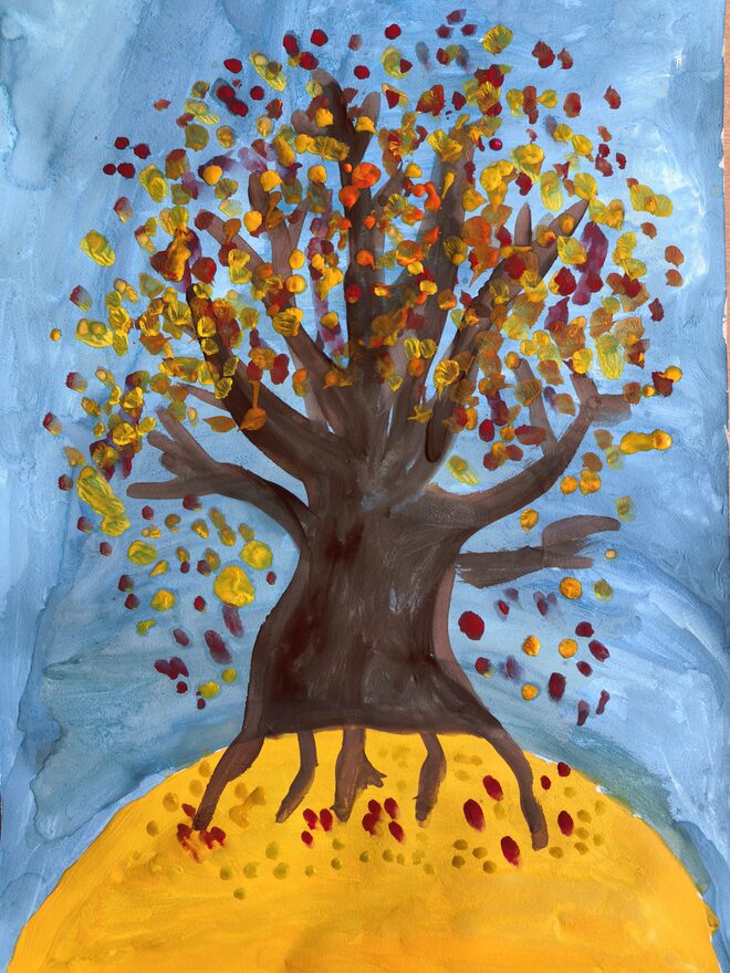 Всероссийский творческий конкурс «Очарование осени»  - детский рисунок, поделка, творческая работа, категория школьники, 1 класс, дистанционный конкурс, школьный конкурс