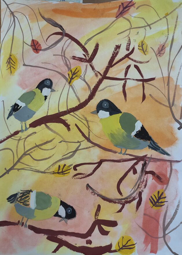 Всероссийский творческий конкурс «Очарование осени»  - детский рисунок, поделка, творческая работа, категория школьники, 2 класс, дистанционный конкурс, школьный конкурс