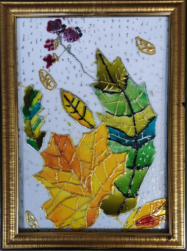 Всероссийский творческий конкурс «Очарование осени»  - детский рисунок, поделка, творческая работа, категория школьники, 4 класс, дистанционный конкурс, школьный конкурс