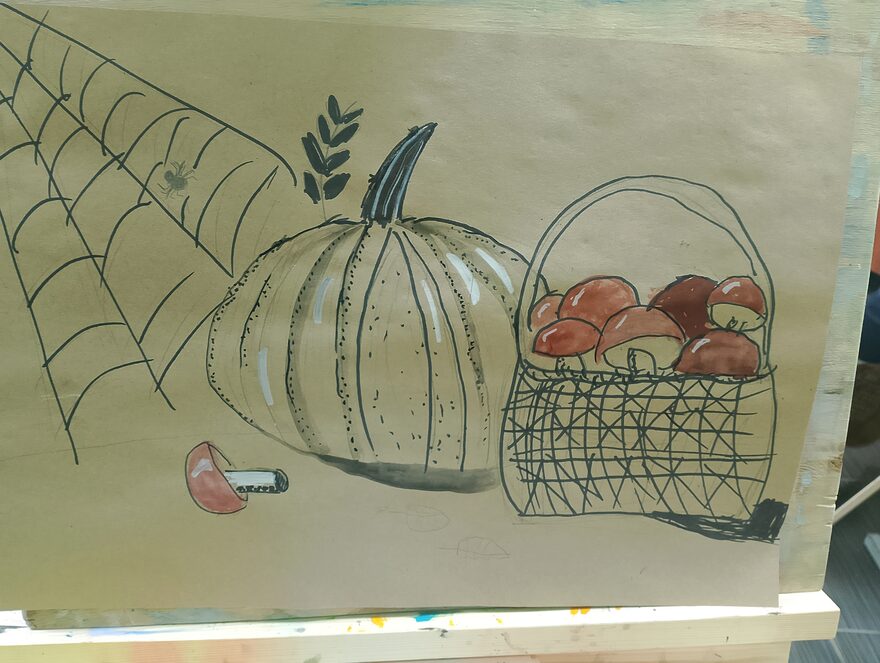 Всероссийский творческий конкурс «Очарование осени»  - детский рисунок, поделка, творческая работа, категория школьники, 4 класс, дистанционный конкурс, школьный конкурс