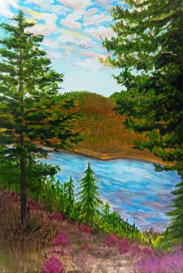 Всероссийский творческий конкурс «Очарование осени»  - детский рисунок, поделка, творческая работа, категория школьники, 2 класс, дистанционный конкурс, школьный конкурс