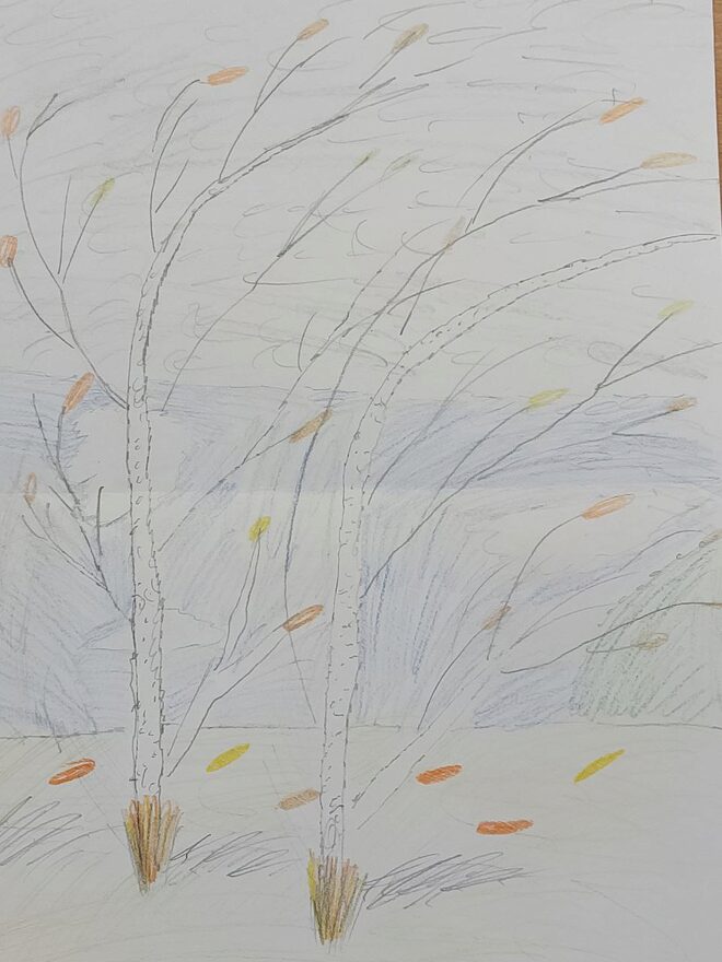 Всероссийский творческий конкурс «Очарование осени»  - детский рисунок, поделка, творческая работа, категория школьники, 7 класс, дистанционный конкурс, школьный конкурс