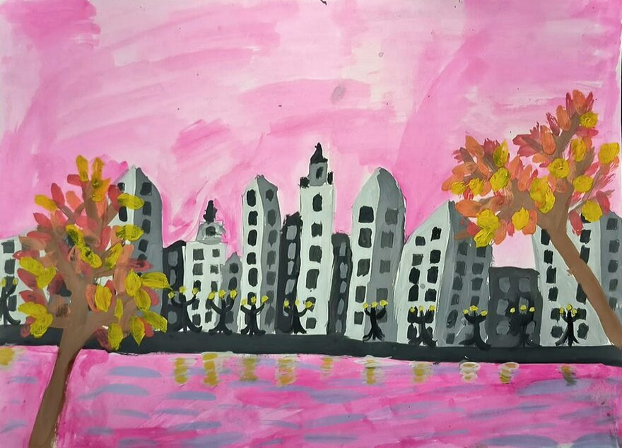 Всероссийский творческий конкурс «Очарование осени»  - детский рисунок, поделка, творческая работа, категория школьники, 3 класс, дистанционный конкурс, школьный конкурс