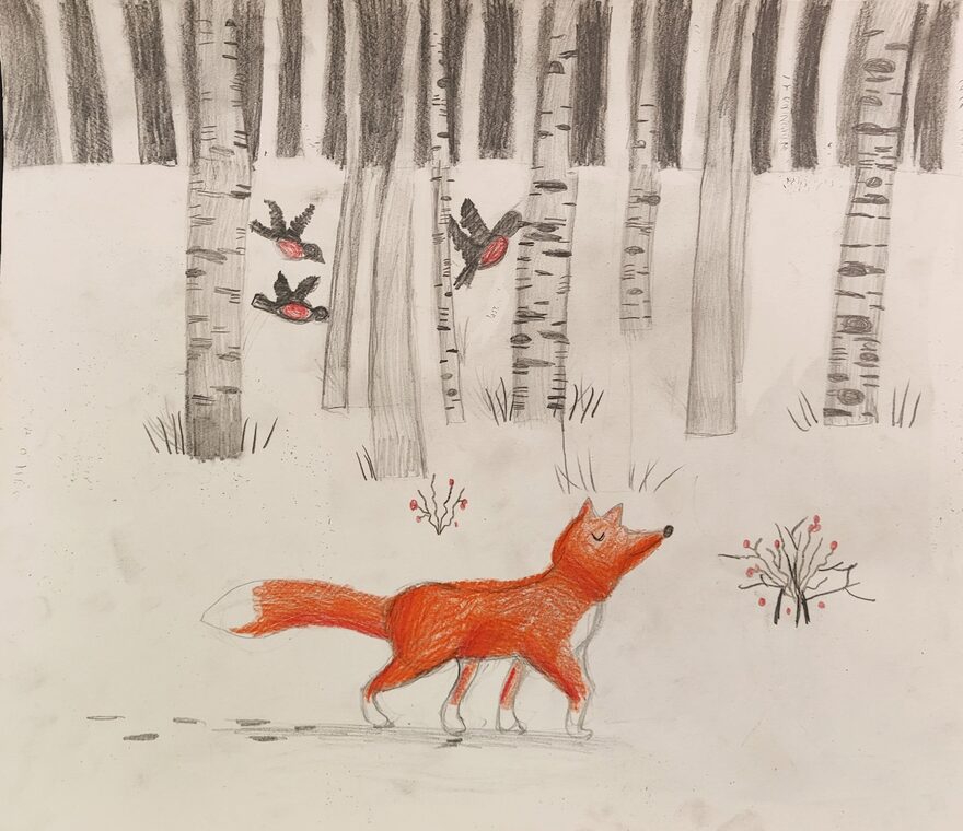 Всероссийский творческий конкурс «Разбросала зима покрывала...»  - детский рисунок, поделка, творческая работа, категория дошкольники, детский сад, дистанционный конкурс, школьный конкурс