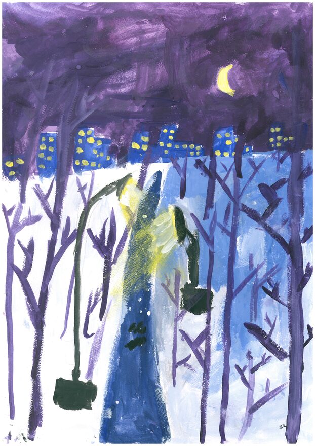 Всероссийский творческий конкурс «Разбросала зима покрывала...»  - детский рисунок, поделка, творческая работа, категория школьники, 2 класс, дистанционный конкурс, школьный конкурс