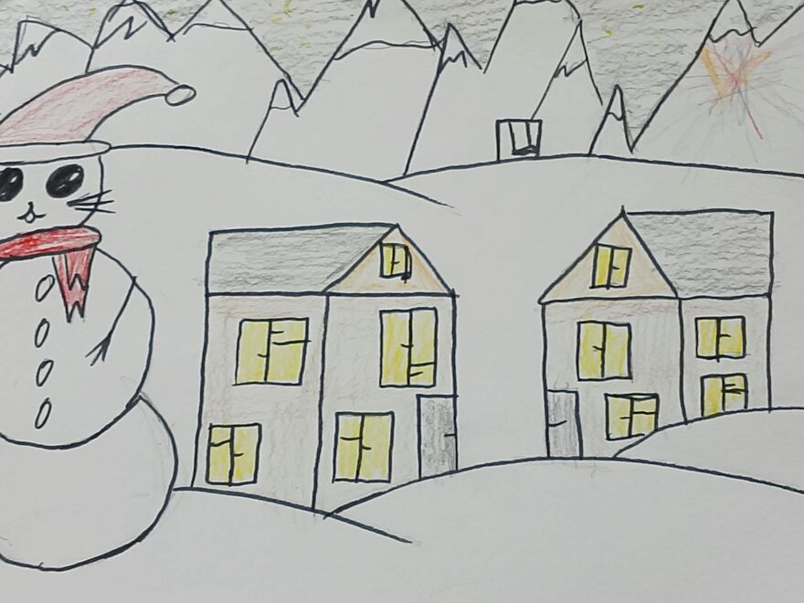 Всероссийский творческий конкурс «Разбросала зима покрывала...»  - детский рисунок, поделка, творческая работа, категория школьники, 4 класс, дистанционный конкурс, школьный конкурс