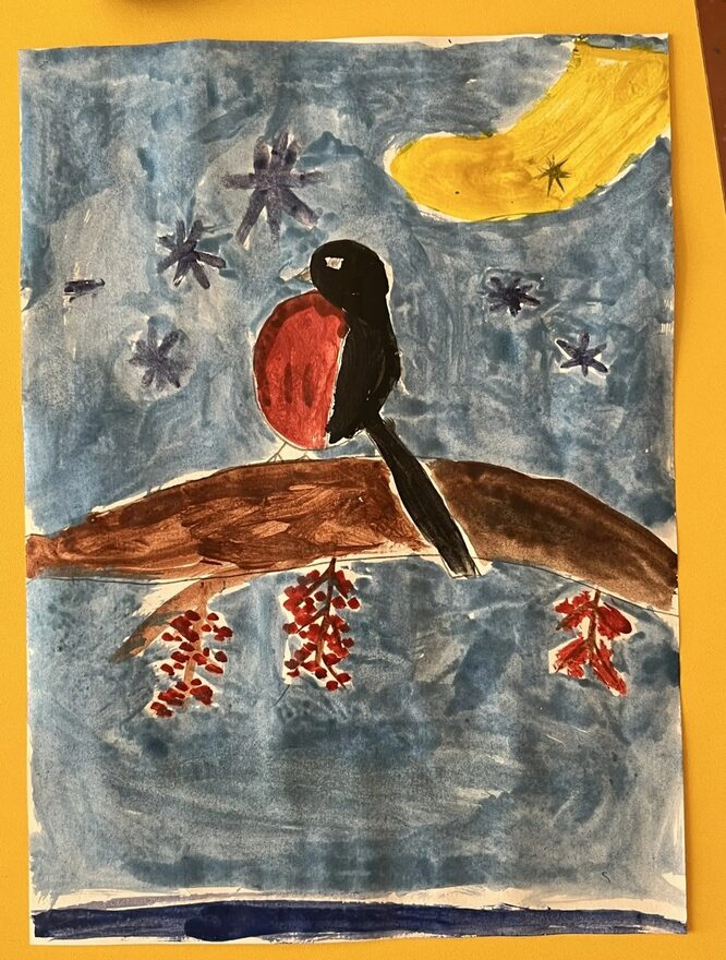 Всероссийский творческий конкурс «Разбросала зима покрывала...»  - детский рисунок, поделка, творческая работа, категория дошкольники, детский сад, дистанционный конкурс, школьный конкурс