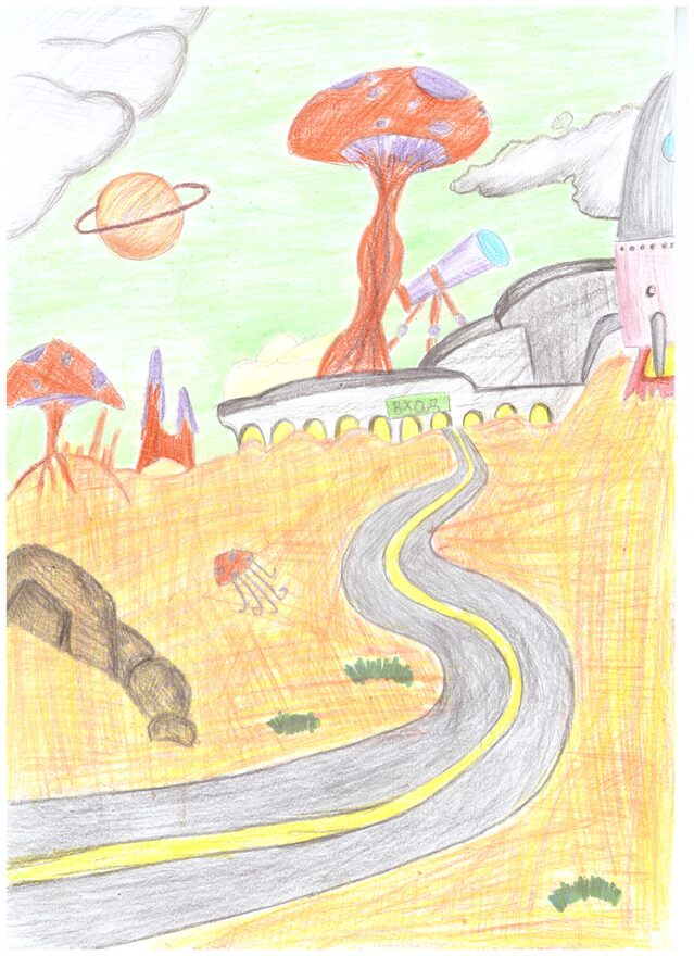 Всероссийский творческий конкурс «Вдохновение»  - детский рисунок, поделка, творческая работа, категория школьники, 6 класс, дистанционный конкурс, школьный конкурс