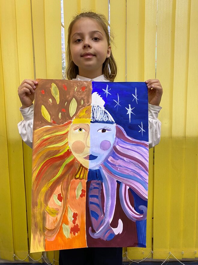 Всероссийский творческий конкурс «Вдохновение»  - детский рисунок, поделка, творческая работа, категория школьники, 2 класс, дистанционный конкурс, школьный конкурс