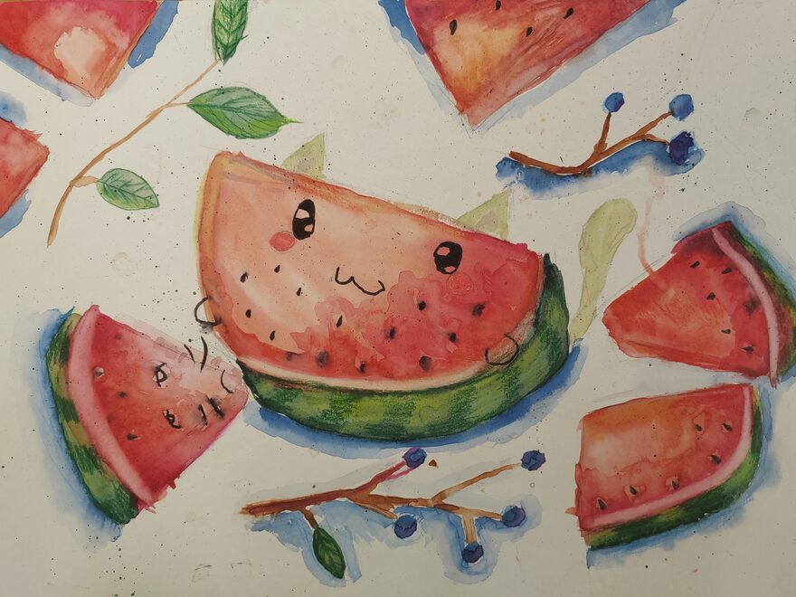 Всероссийский творческий конкурс «Вдохновение»  - детский рисунок, поделка, творческая работа, категория школьники, 7 класс, дистанционный конкурс, школьный конкурс