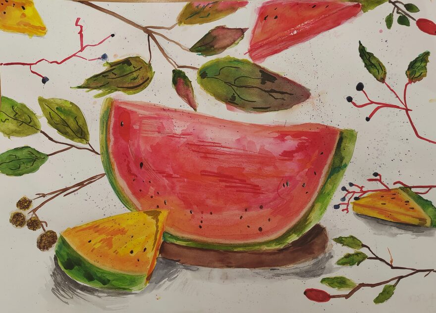 Всероссийский творческий конкурс «Вдохновение»  - детский рисунок, поделка, творческая работа, категория школьники, 7 класс, дистанционный конкурс, школьный конкурс