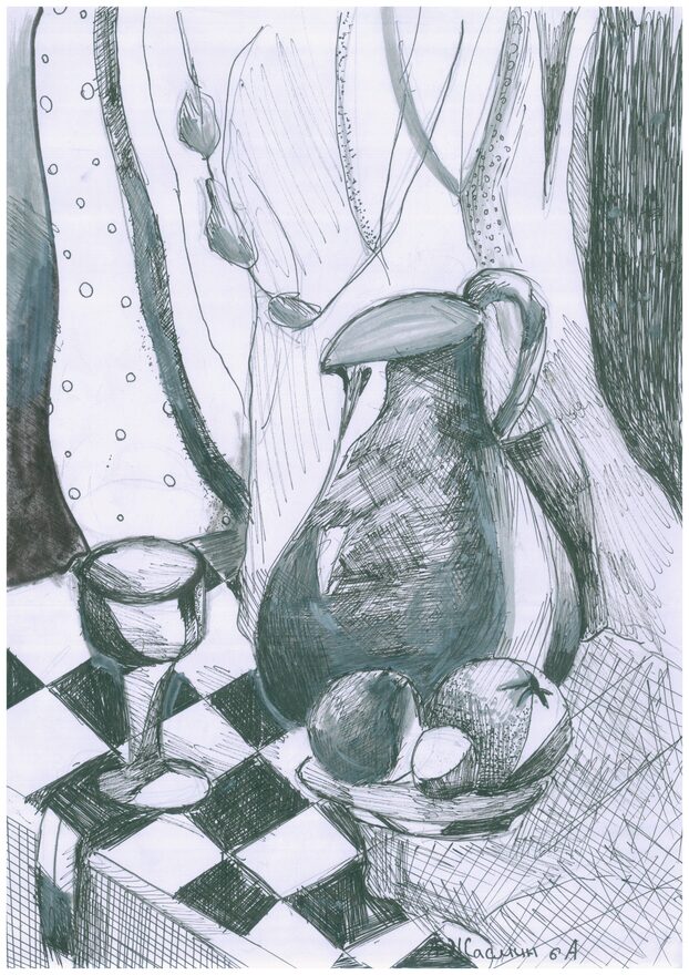 Всероссийский творческий конкурс «Вдохновение»  - детский рисунок, поделка, творческая работа, категория школьники, 6 класс, дистанционный конкурс, школьный конкурс