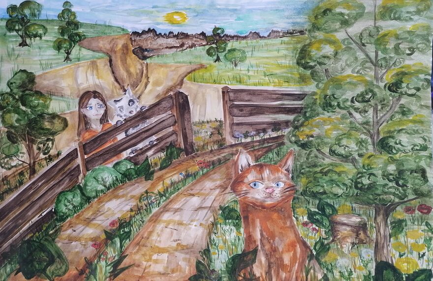 Всероссийский творческий конкурс «Вдохновение»  - детский рисунок, поделка, творческая работа, категория школьники, 8 класс, дистанционный конкурс, школьный конкурс