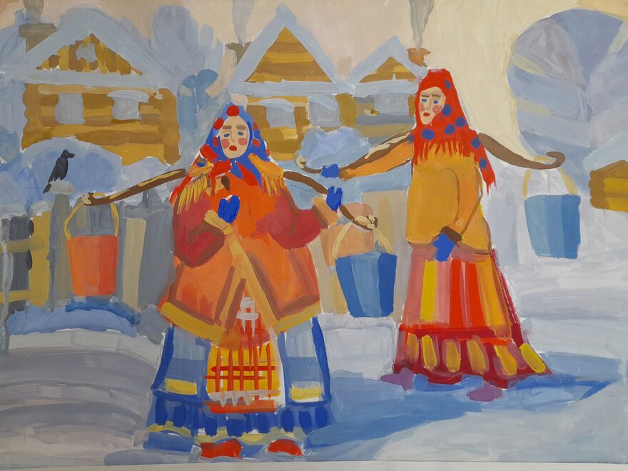 Всероссийский творческий конкурс «Вдохновение»  - детский рисунок, поделка, творческая работа, категория школьники, 4 класс, дистанционный конкурс, школьный конкурс