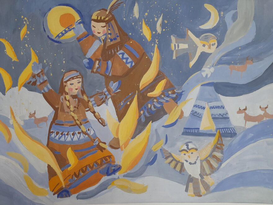 Всероссийский творческий конкурс «Вдохновение»  - детский рисунок, поделка, творческая работа, категория школьники, 6 класс, дистанционный конкурс, школьный конкурс