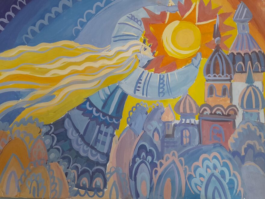 Всероссийский творческий конкурс «Вдохновение»  - детский рисунок, поделка, творческая работа, категория школьники, 6 класс, дистанционный конкурс, школьный конкурс