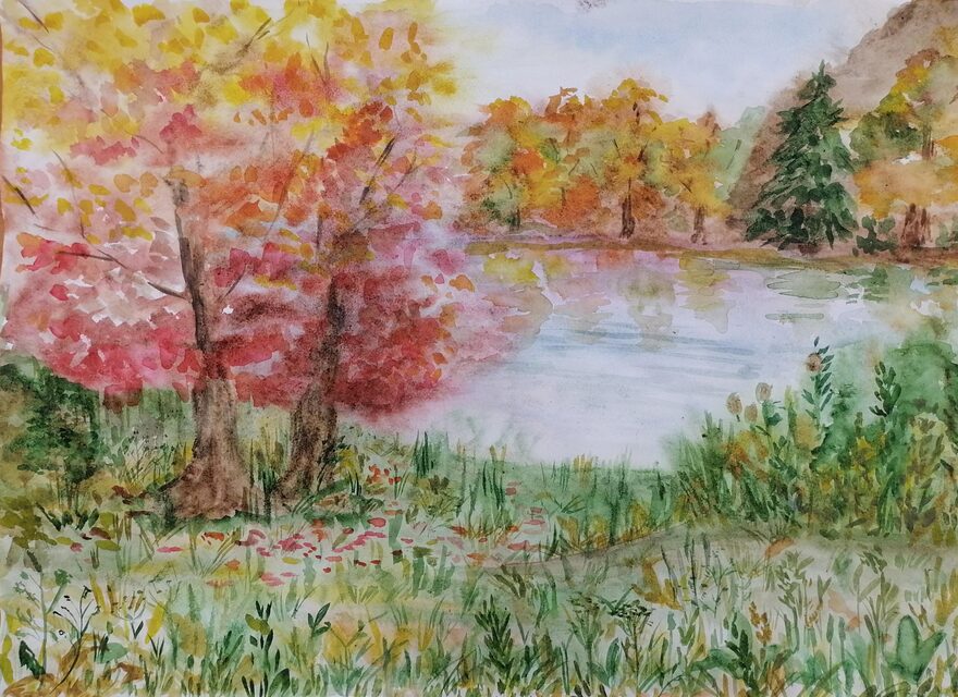 Всероссийский творческий конкурс «Вдохновение»  - детский рисунок, поделка, творческая работа, категория школьники, 8 класс, дистанционный конкурс, школьный конкурс