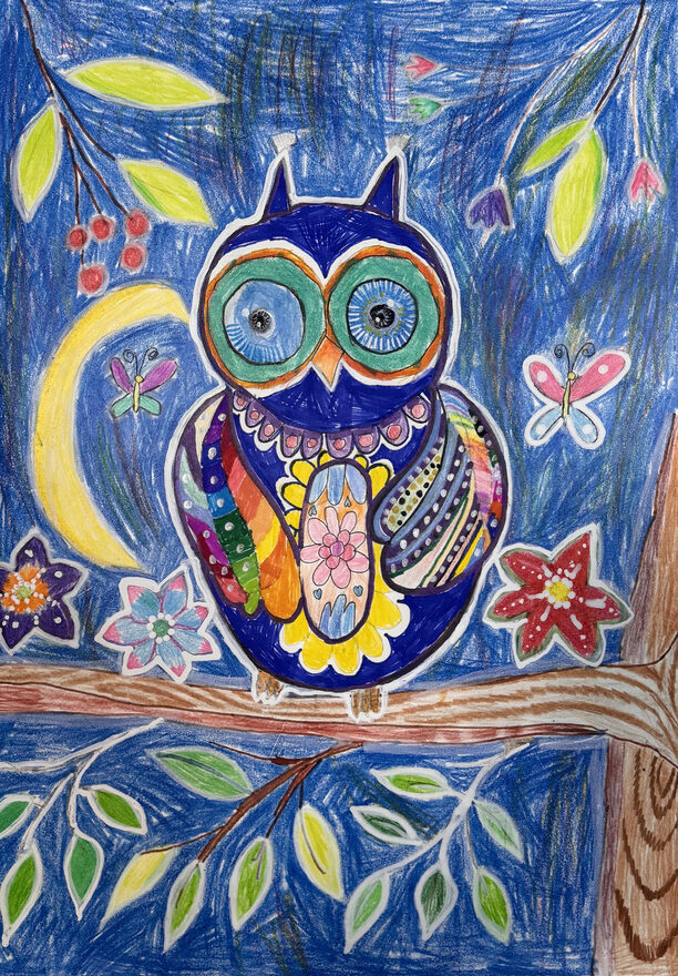 Всероссийский творческий конкурс «Вдохновение»  - детский рисунок, поделка, творческая работа, категория школьники, 1 класс, дистанционный конкурс, школьный конкурс