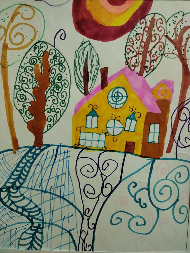 Всероссийский творческий конкурс «Вдохновение»  - детский рисунок, поделка, творческая работа, категория школьники, 5 класс, дистанционный конкурс, школьный конкурс