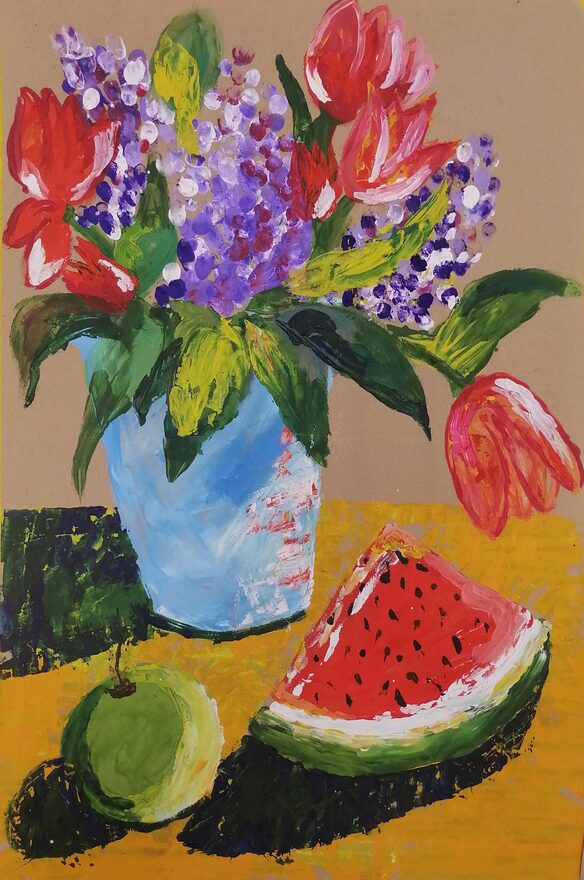 Всероссийский творческий конкурс «Вдохновение»  - детский рисунок, поделка, творческая работа, категория школьники, 6 класс, дистанционный конкурс, школьный конкурс