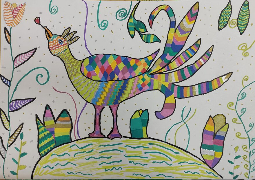 Всероссийский творческий конкурс «Вдохновение»  - детский рисунок, поделка, творческая работа, категория школьники, 3 класс, дистанционный конкурс, школьный конкурс