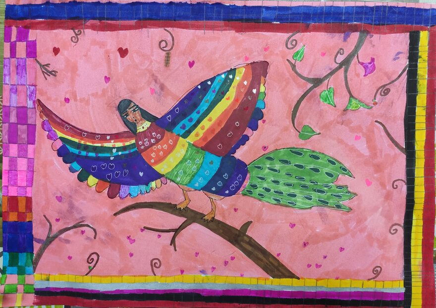 Всероссийский творческий конкурс «Вдохновение»  - детский рисунок, поделка, творческая работа, категория школьники, 3 класс, дистанционный конкурс, школьный конкурс