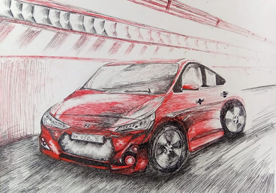 Всероссийский творческий конкурс «Вдохновение»  - детский рисунок, поделка, творческая работа, категория школьники, 8 класс, дистанционный конкурс, школьный конкурс