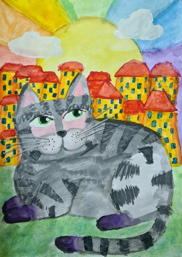 Всероссийский творческий конкурс «Вдохновение»  - детский рисунок, поделка, творческая работа, категория школьники, 3 класс, дистанционный конкурс, школьный конкурс