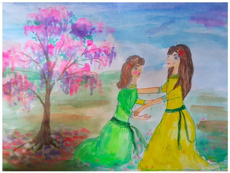 Всероссийский творческий конкурс «Мама – первое слово...»  - детский рисунок, поделка, творческая работа, категория школьники, 4 класс, дистанционный конкурс, школьный конкурс