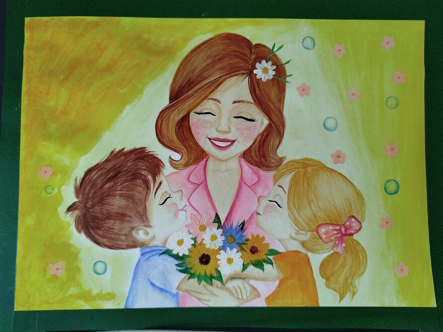 Всероссийский творческий конкурс «Мама – первое слово...»  - детский рисунок, поделка, творческая работа, категория дошкольники, детский сад, дистанционный конкурс, школьный конкурс